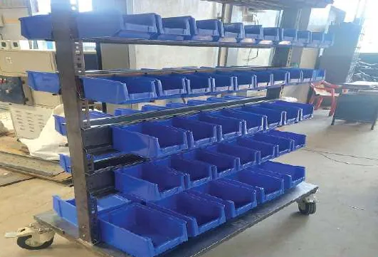 Bin Racks fabricated by Smart Weld Engineering, photo 1