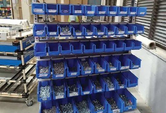 Bin Racks fabricated by Smart Weld Engineering, photo 3